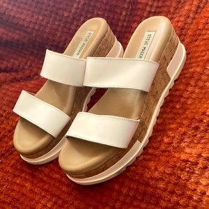 White wedges/sandals